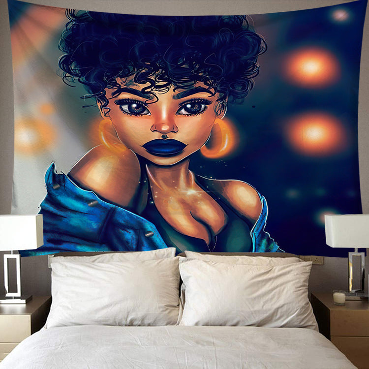 African American Woman Tapestry