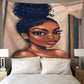 African American Woman Tapestry