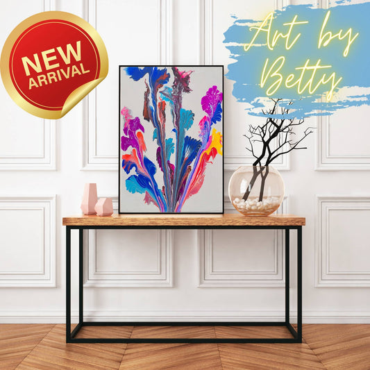 Flower Painting On Canvas