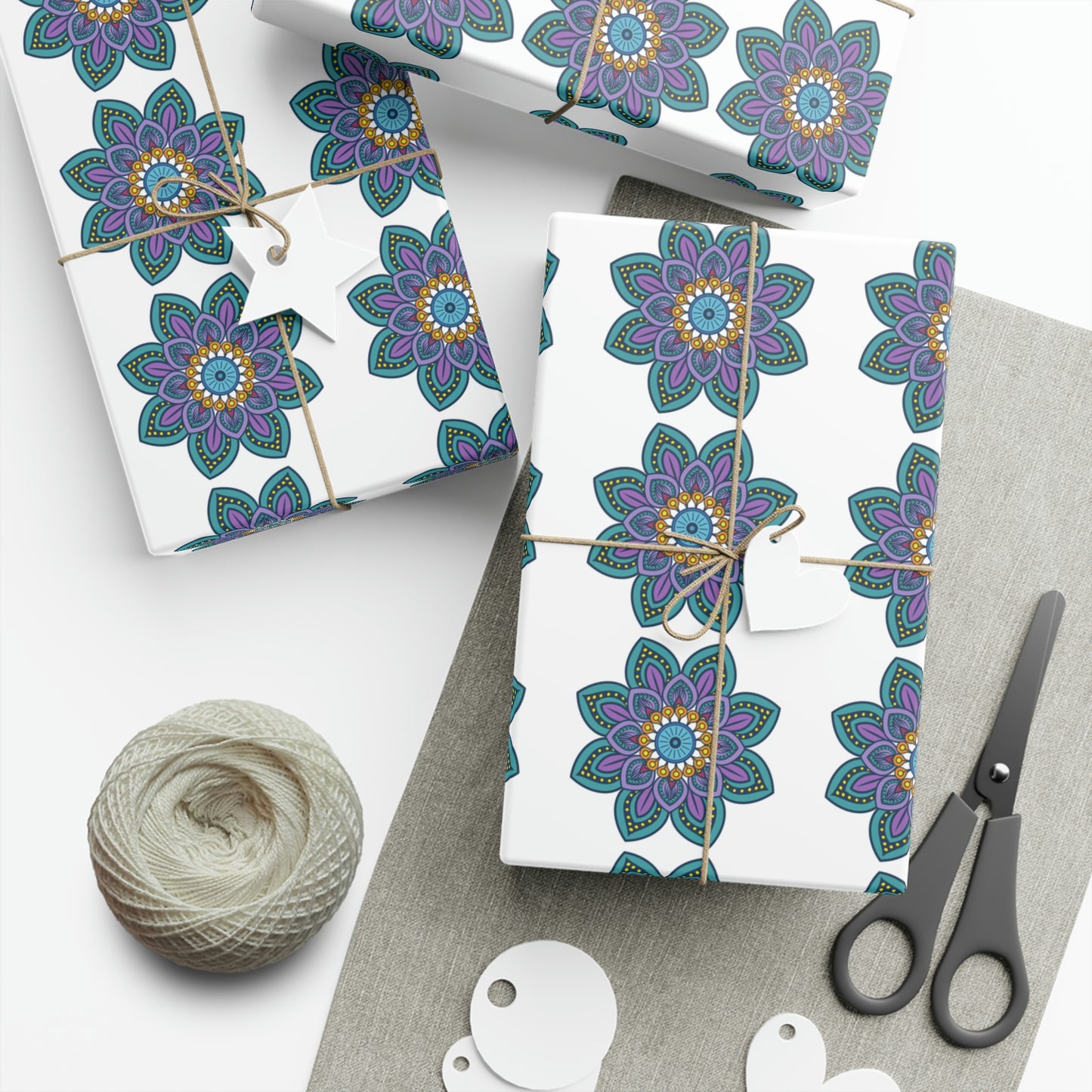 Mandala, Spiritual Gift Wrap Papers