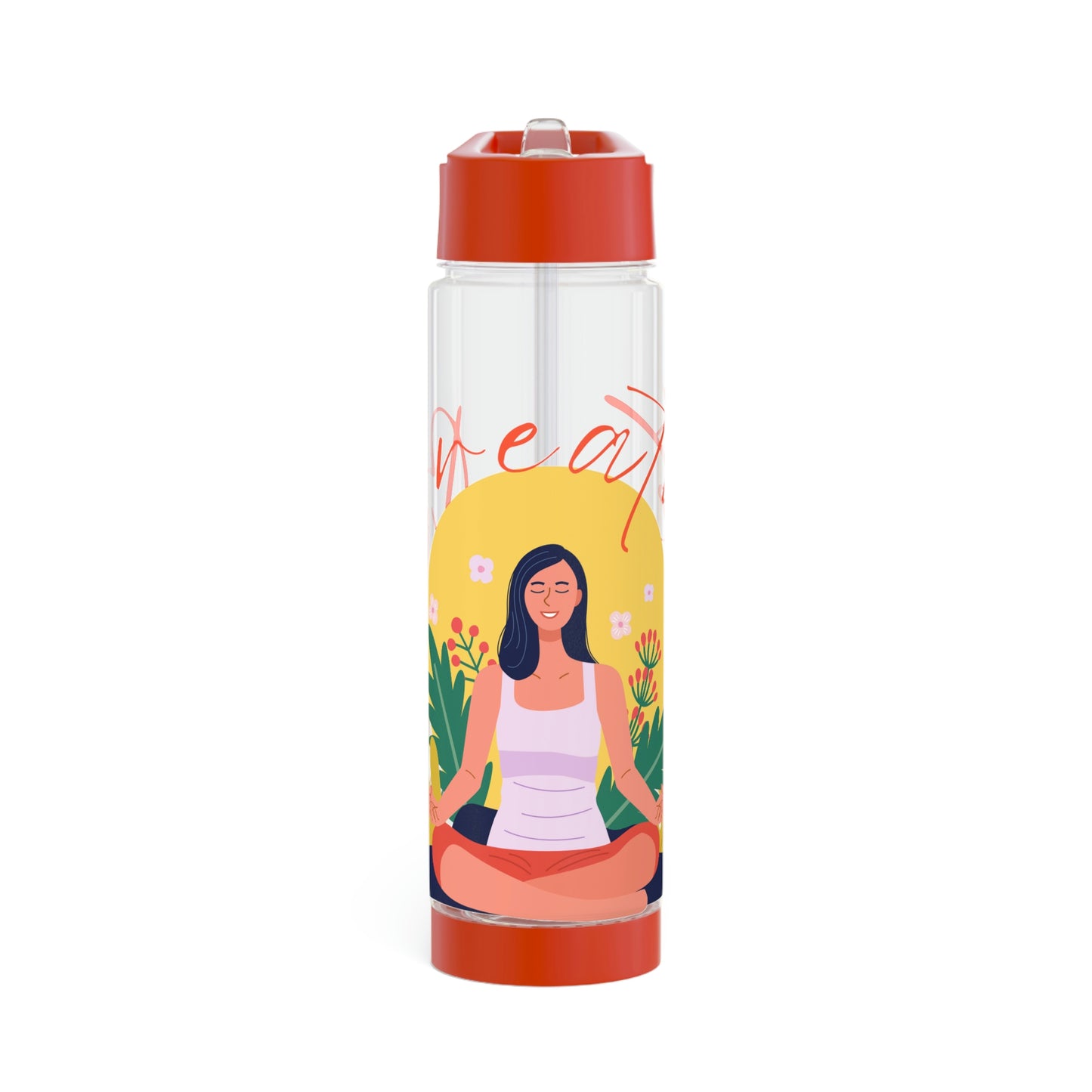 Breathe Yoga Infuser Water Bottle