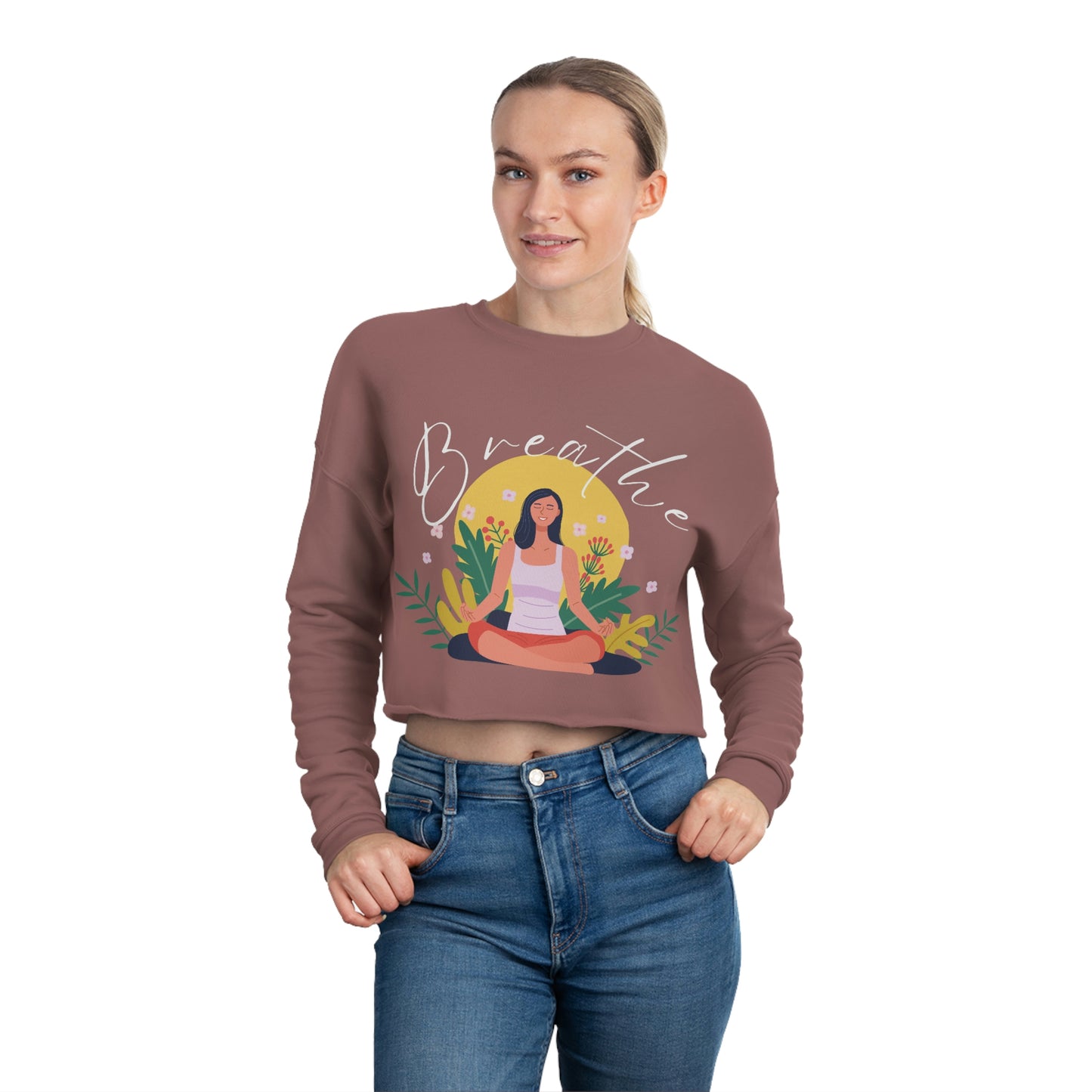 Breathe Women's Cropped Sweatshirt