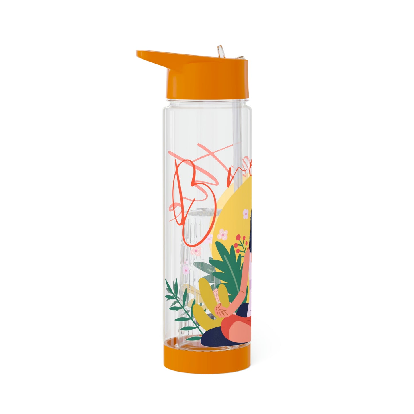 Breathe Yoga Infuser Water Bottle