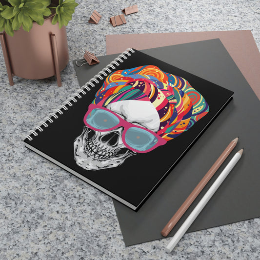 Skull Spiral Notebook