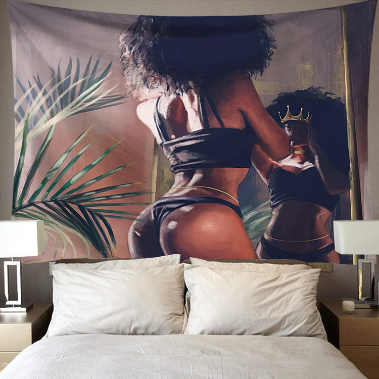 African American Woman Tapestry
