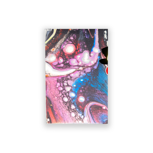 Galaxy Pink Blue Spiritual Painting On Canvas