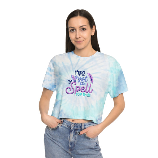 Witchy clothing, Women's Tie-Dye Crop Tee