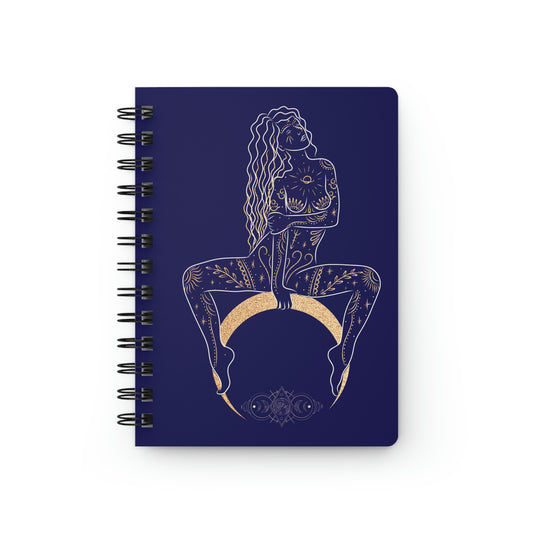 Moon Goddess Journal, Luna Journals, Hardback Physical Blank Book