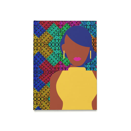 Blank Black Woman Hardback Journal