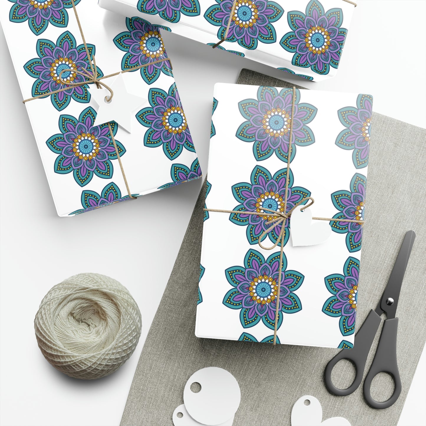 Mandala, Spiritual Gift Wrap Papers