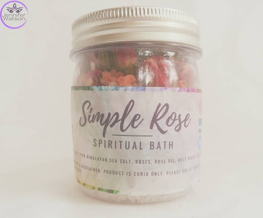 Simple Rose Spiritual Bath for total whole body relaxation