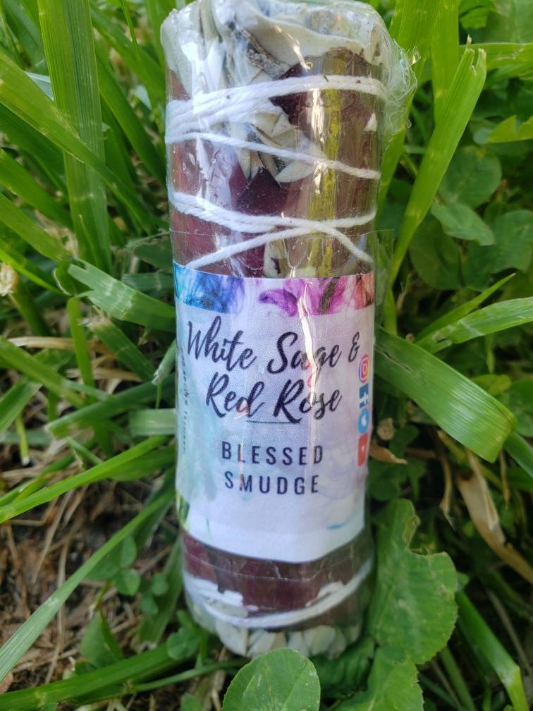 VARIOUS BLESSED Smudges: White Sage, Black & Blue Sage Lavender w Rosemary, Rue, Yerba Santa, Blue w Eucalyptus, Bay Leaf, White Sage wRoses