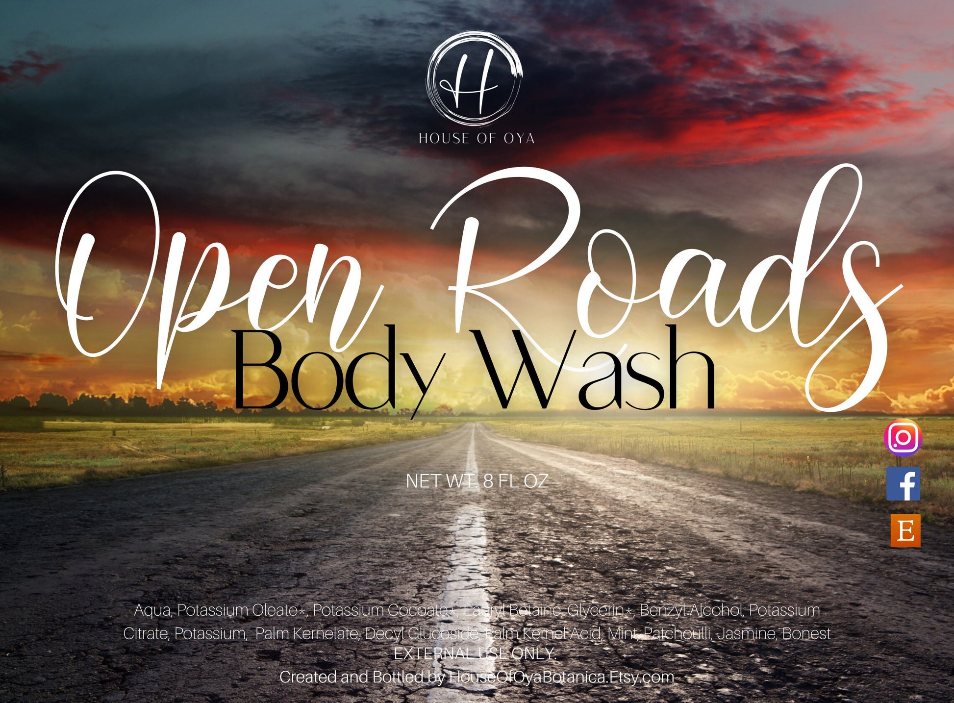 Road Opener Soap, Open Roads, Abre Camino Body Wash, Organic beauty products, Remove Blocks