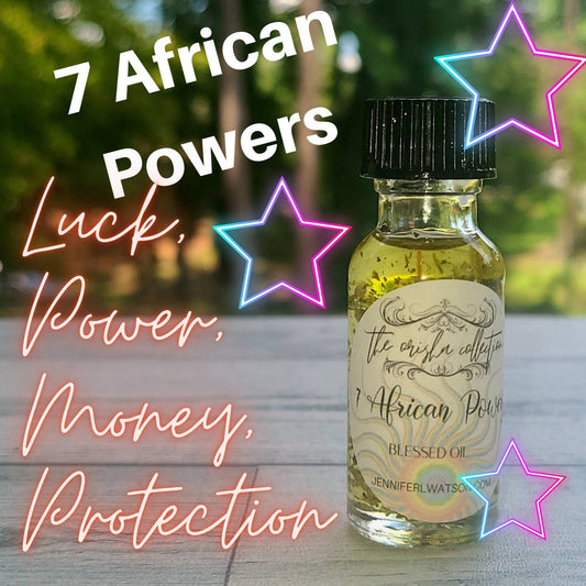 7 African Powers Oil Rituals for Orishas Ritual Spell Magick Oil