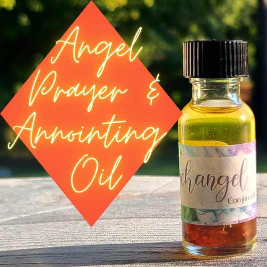 Archangel Oil, Anointing Oils, Working with Angel, St. Michael, Uriel, Gabriel, Ariel