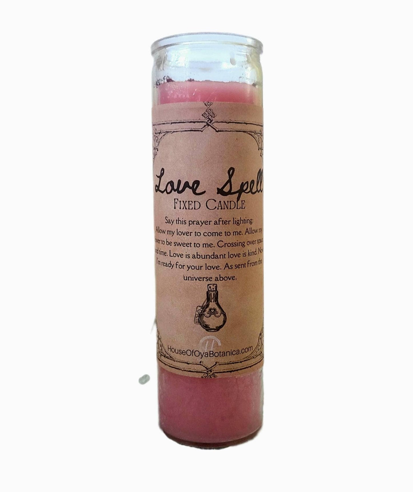 Love Spell Candle, Fixed Candles, Dressed with Herbs, Romance Spells, Find a Soulmate