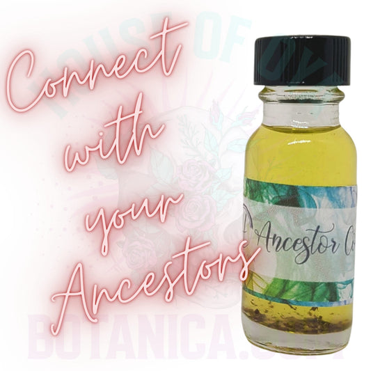 Ancestor oil, Hoodoo Conjure Oils, Ancestors Ritual- enhancing and opening the connection