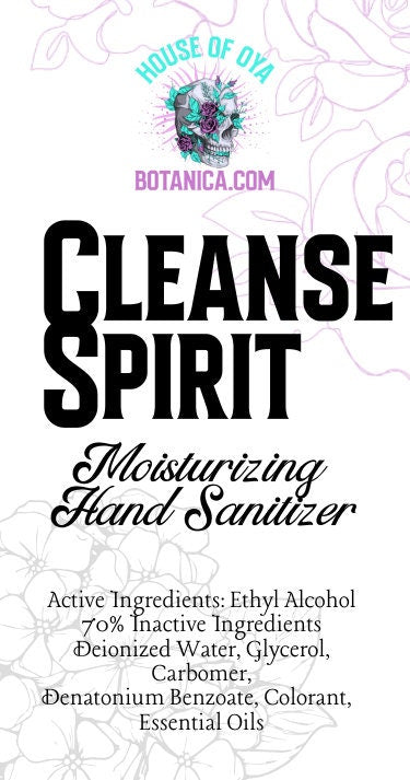 Cleanse Spirit Hand Sanitizer, Fiery Wall Of Protection Conjure oil Advanced Magic, Magickal, Witch Spells, Essential Magic, Spell Oils