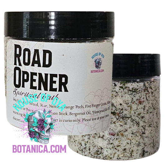 Road opener, Spiritual Bath, Baths Cleanse, Open Roads Cleansing, Herbal Ritual, Opening Doors of Opportunity, Witchy Salts, Witch Gifts