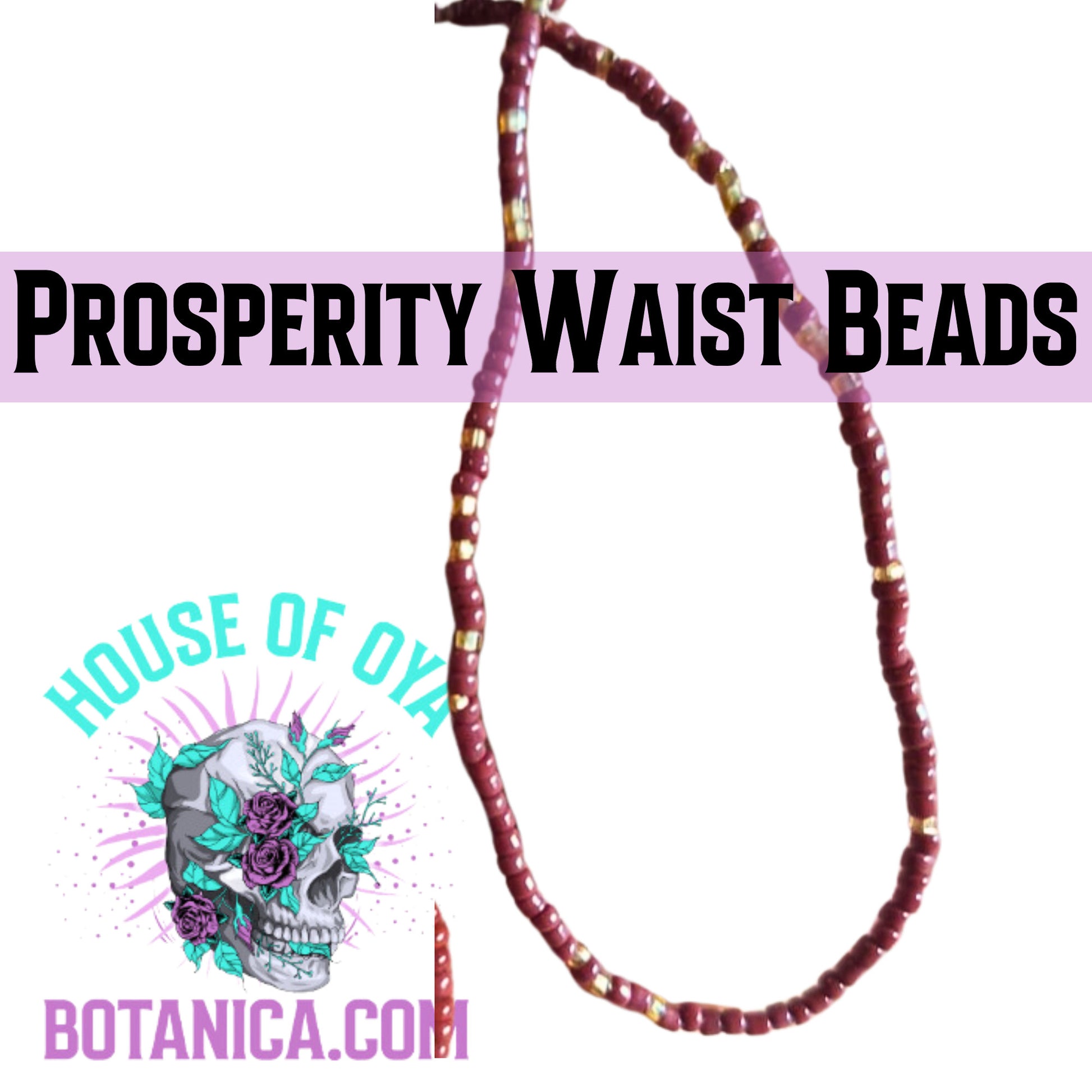 Prosperity Spell, Money Waist, Magick Spell, Waistbeads Beads
